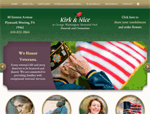 Tablet Screenshot of kirkandniceinc.com